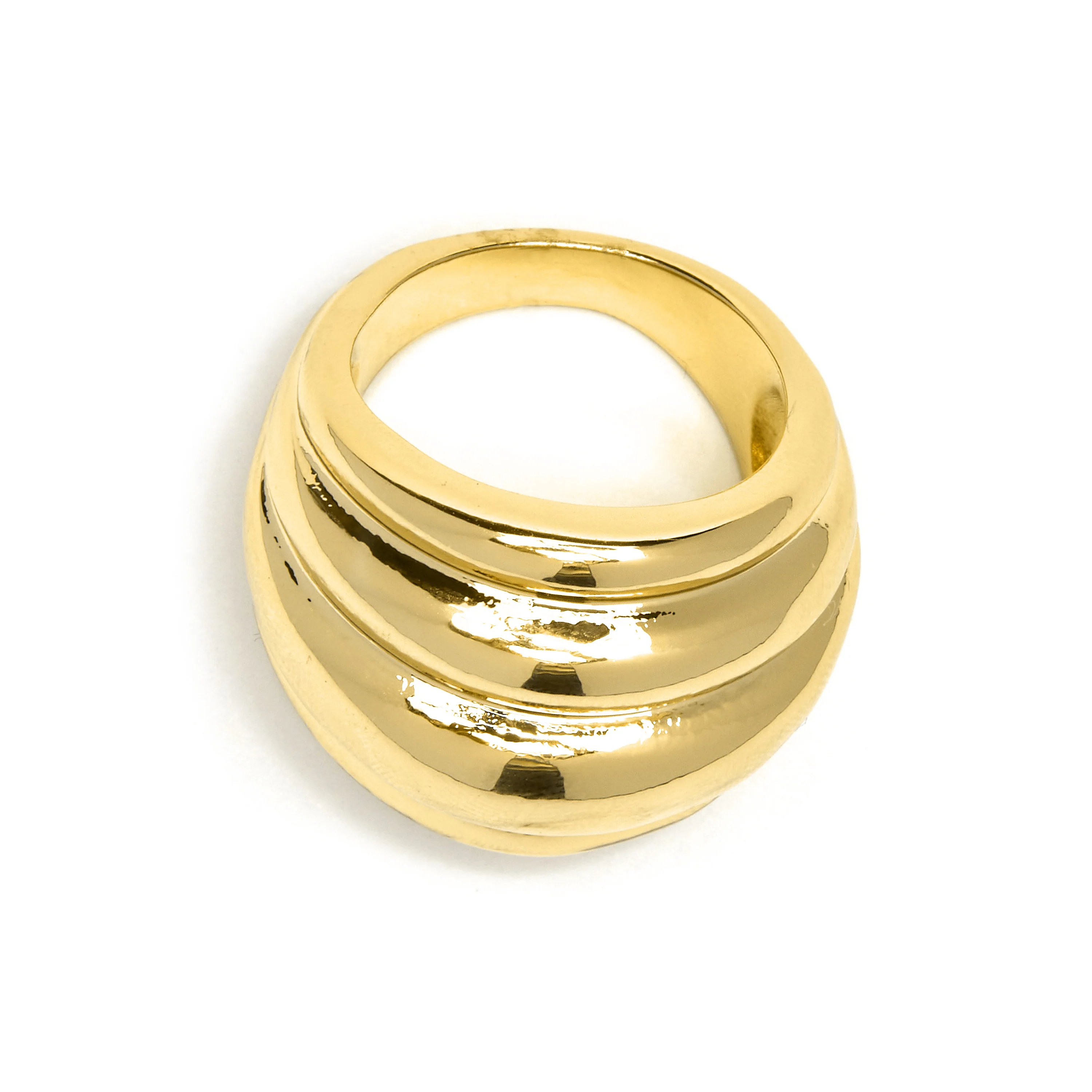 Anillo acabado en oro amarillo 18K - Abalt - Image 5