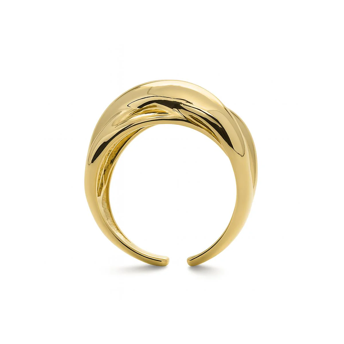 Anillo acabado en oro amarillo 18k - Xolit - Image 4