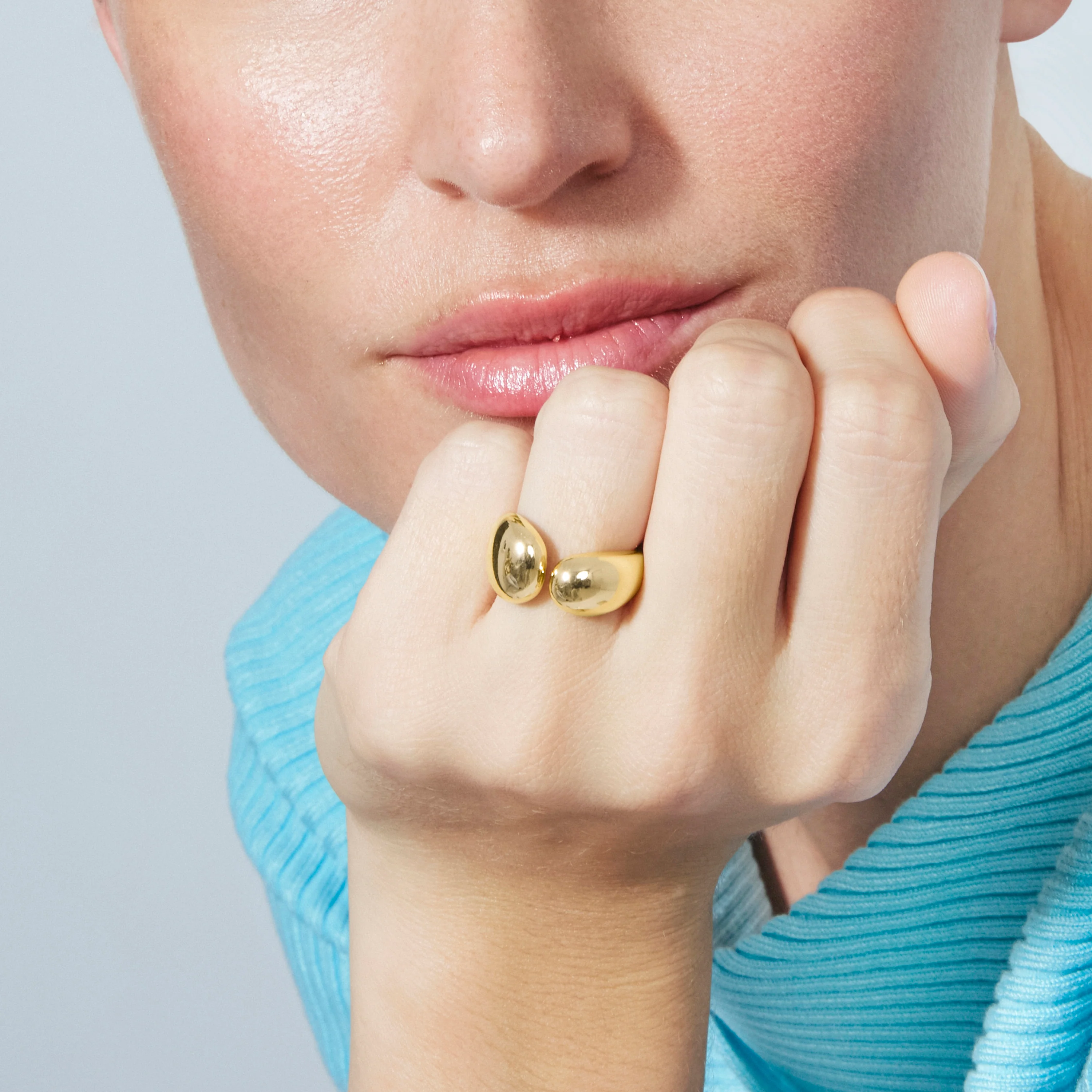 Anillo acabado en oro amarillo de 18k - Bubty - Image 6