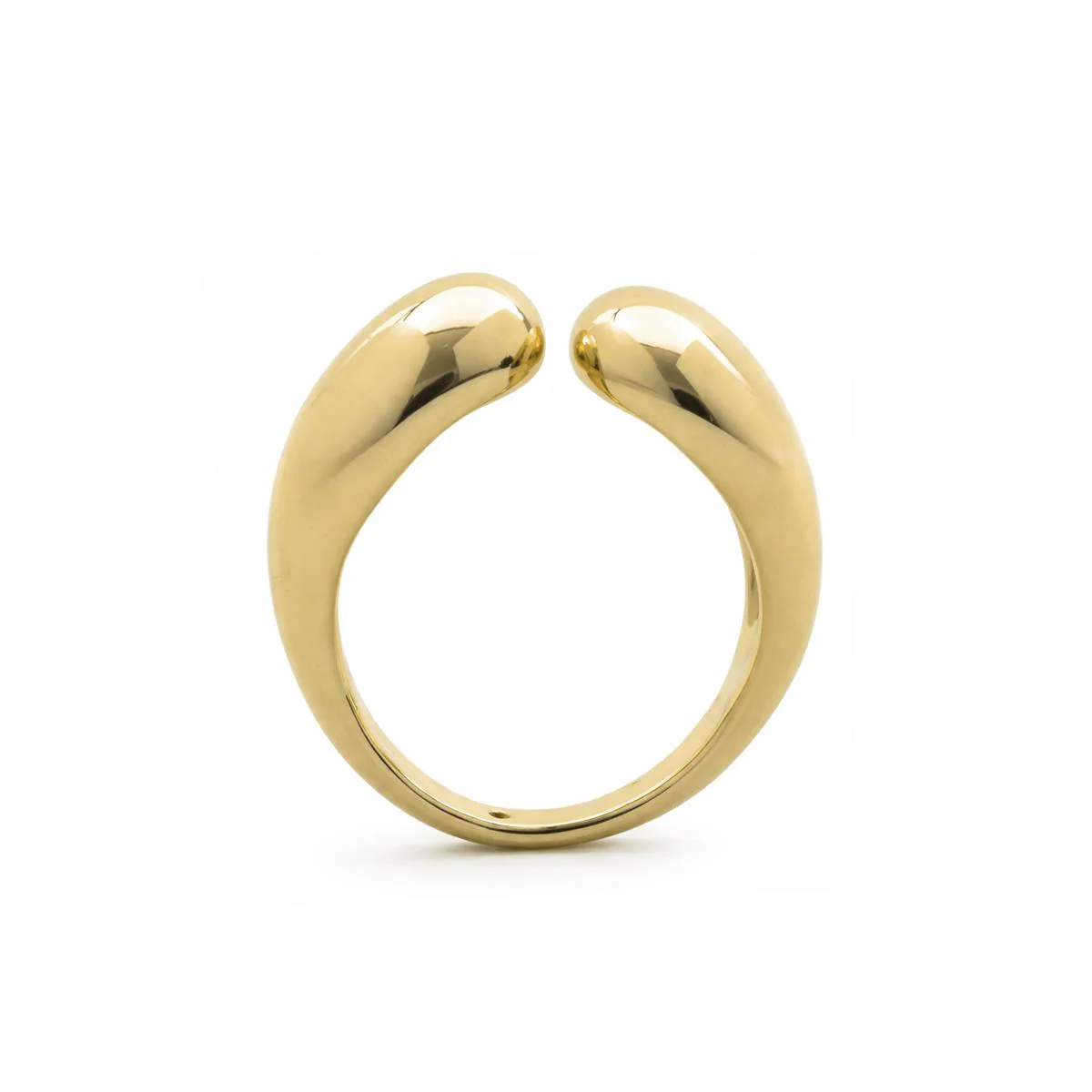 Anillo acabado en oro amarillo de 18k - Bubty - Image 7
