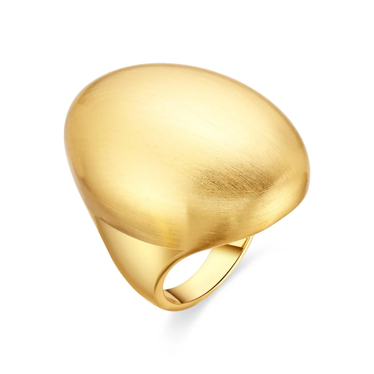 Anillo acabado en oro amarillo de 18k - Hissfu