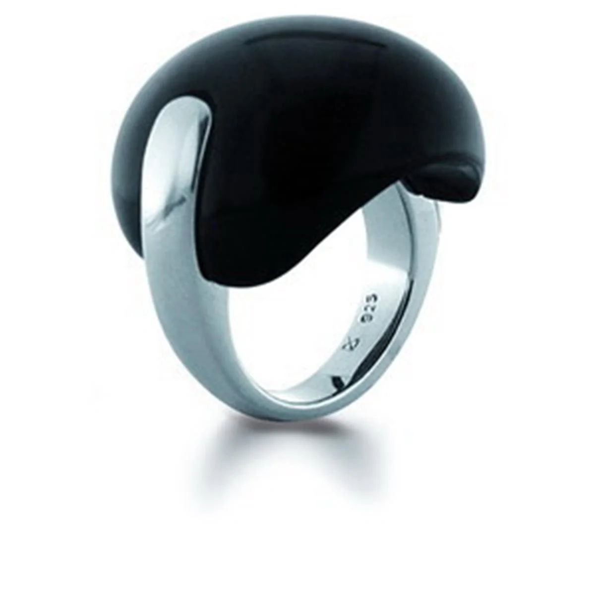 Anillo Almasi Plata De Ley 925 - Almasi NEGRO