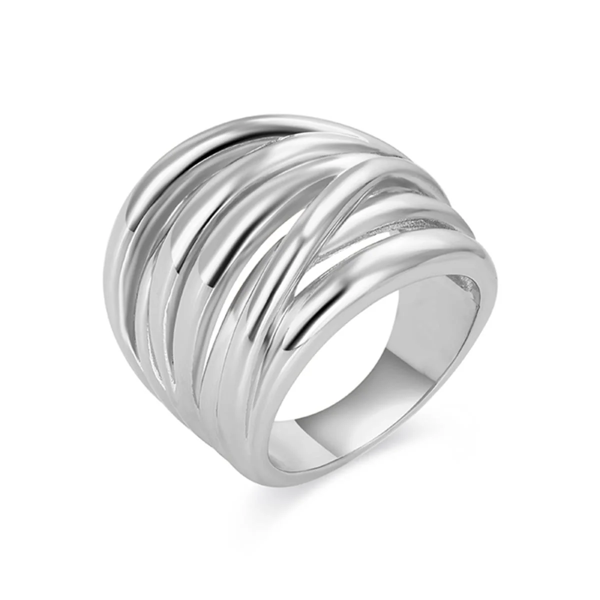 Anillo Amki acabado en Rodio - Amki GRIS