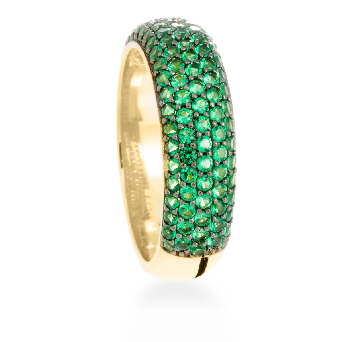 Anillo Anjali Plata De Ley 925 - Anjali VERDE