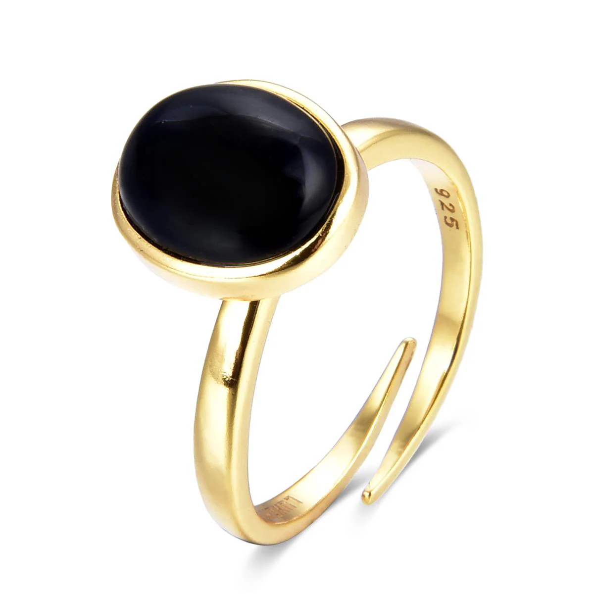 Anillo Argia Plata De Ley 925 - Argia NEGRO