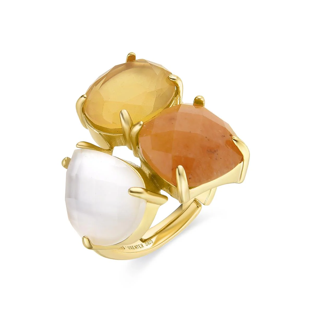 Anillo Arizve Plata De Ley 925 - Arizve MULTICOLOR
