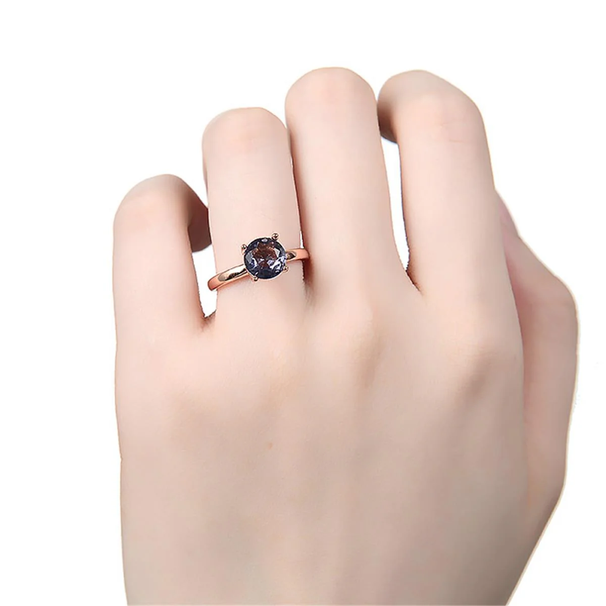 Anillo Astria Plata De Ley 925 - Astria MORADO - Image 2