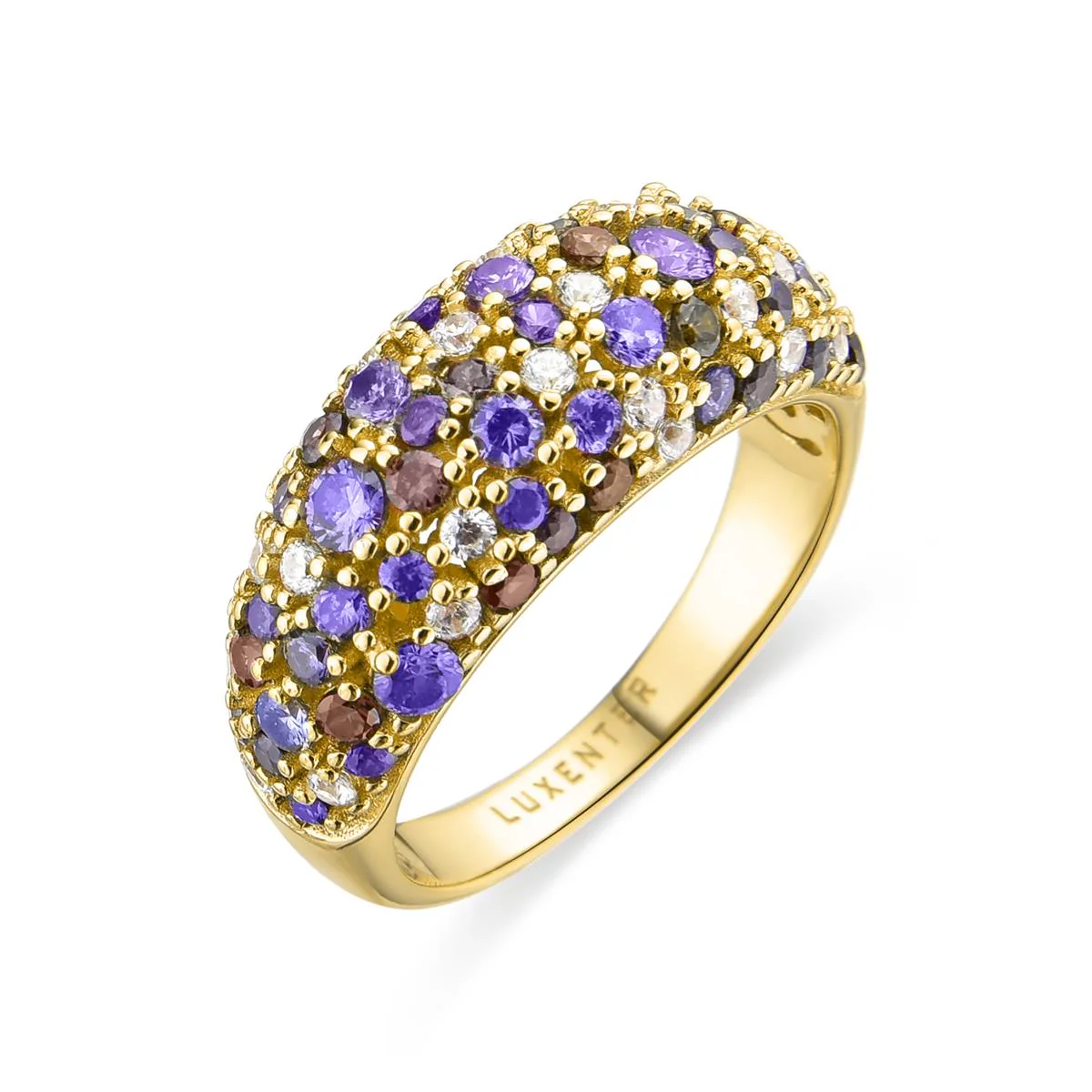 Anillo Azhu Plata de Ley 925 - Azhu MULTICOLOR