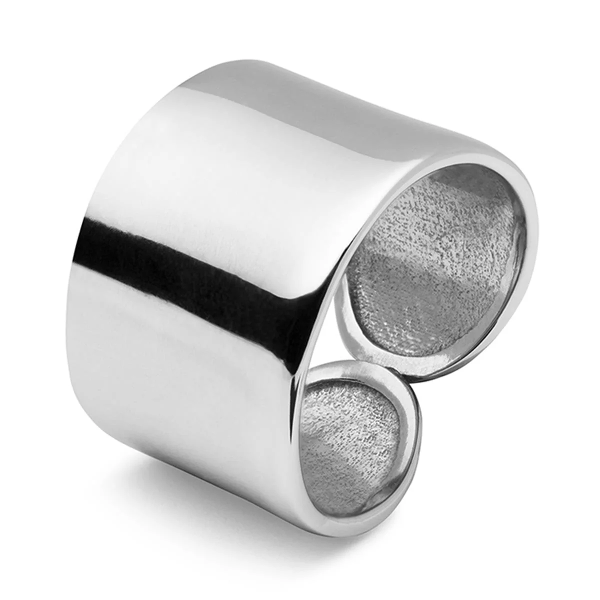 Anillo Bahes plata lisa - Bahes GRIS