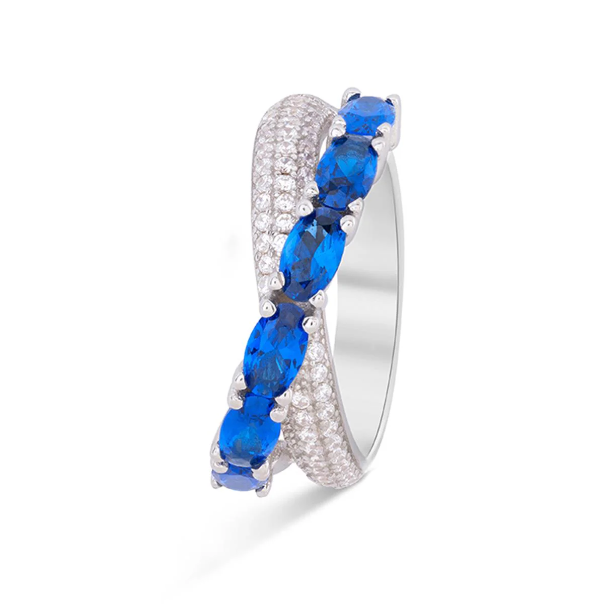 Anillo Baowen Plata De Ley 925 - Baowen AZUL
