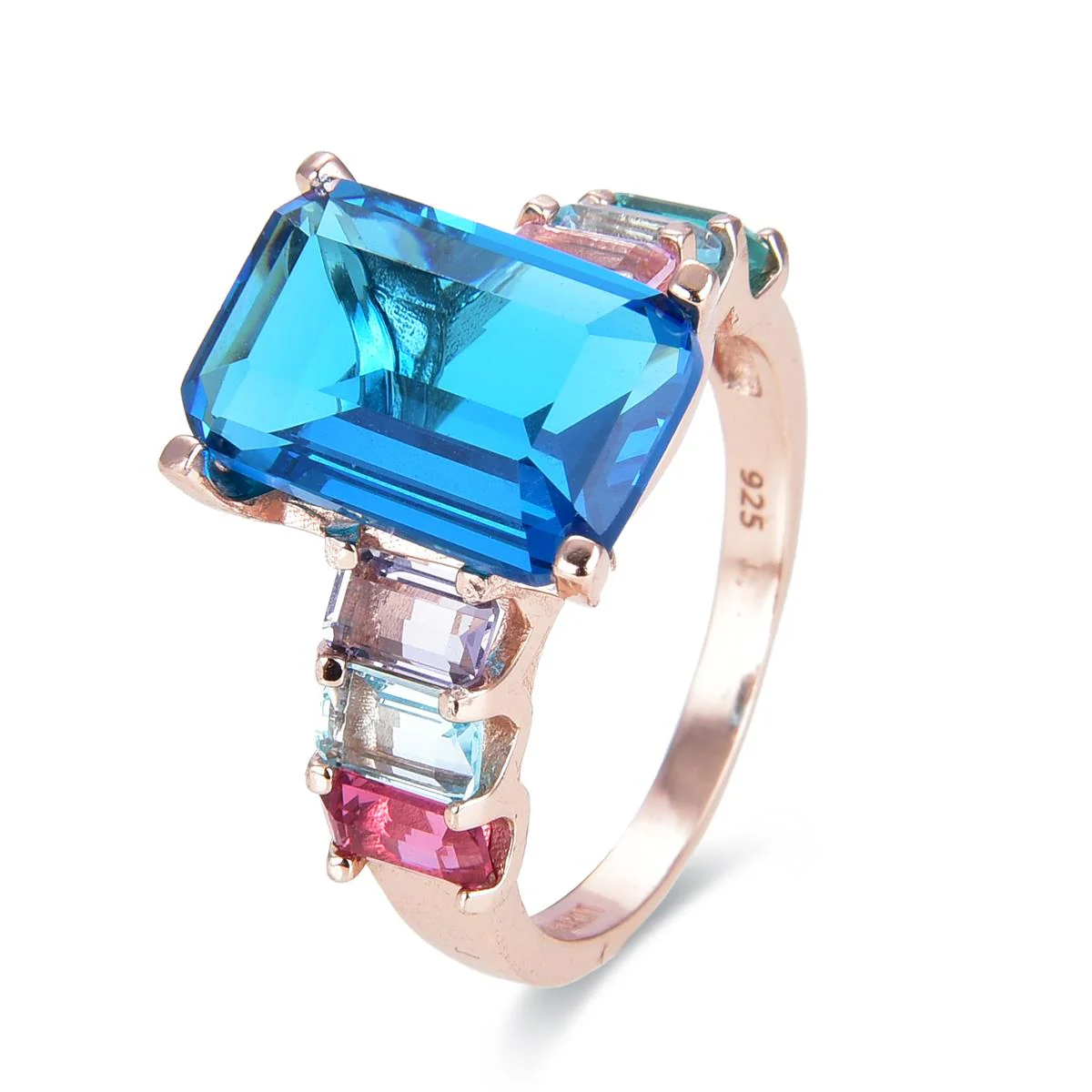 Anillo Baru Plata De Ley 925 - Baru MULTICOLOR