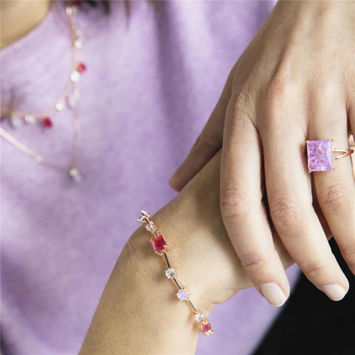 Anillo Beofrid Plata De Ley 925 - Beofrid MORADO - Image 6