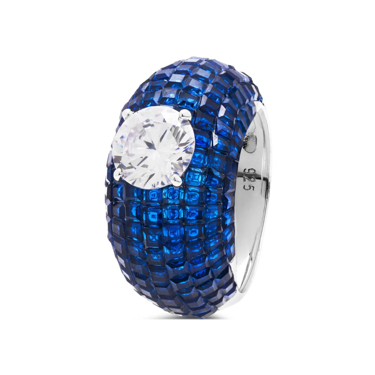 Anillo Camann Plata De Ley 925 - Camann AZUL