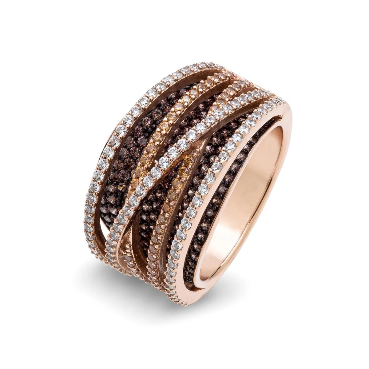 Anillo Chetrah Plata De Ley 925 - Chetrah MULTICOLOR