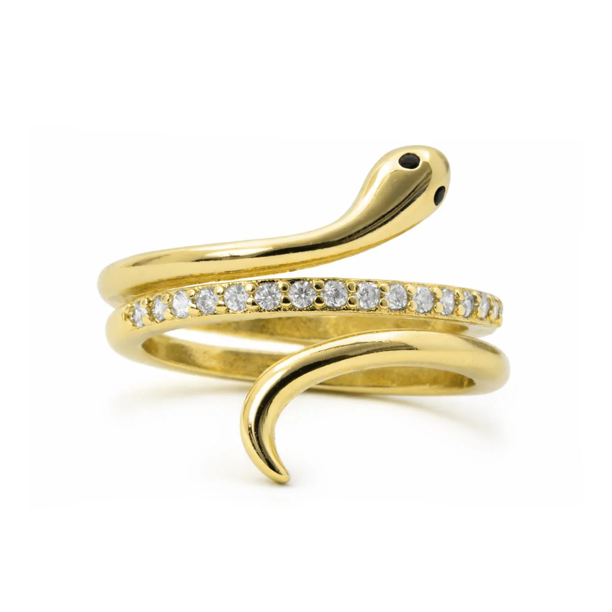 Anillo de Circonita Brillante acabado en oro amarillo de 18k - Sasso - Image 5