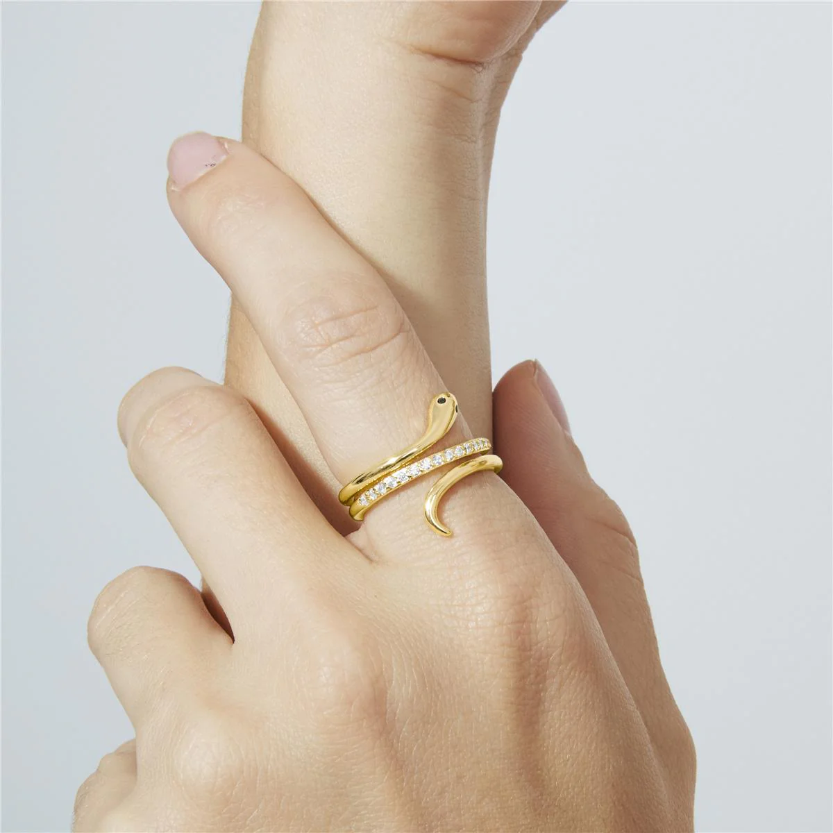 Anillo de Circonita Brillante acabado en oro amarillo de 18k - Sasso - Image 6