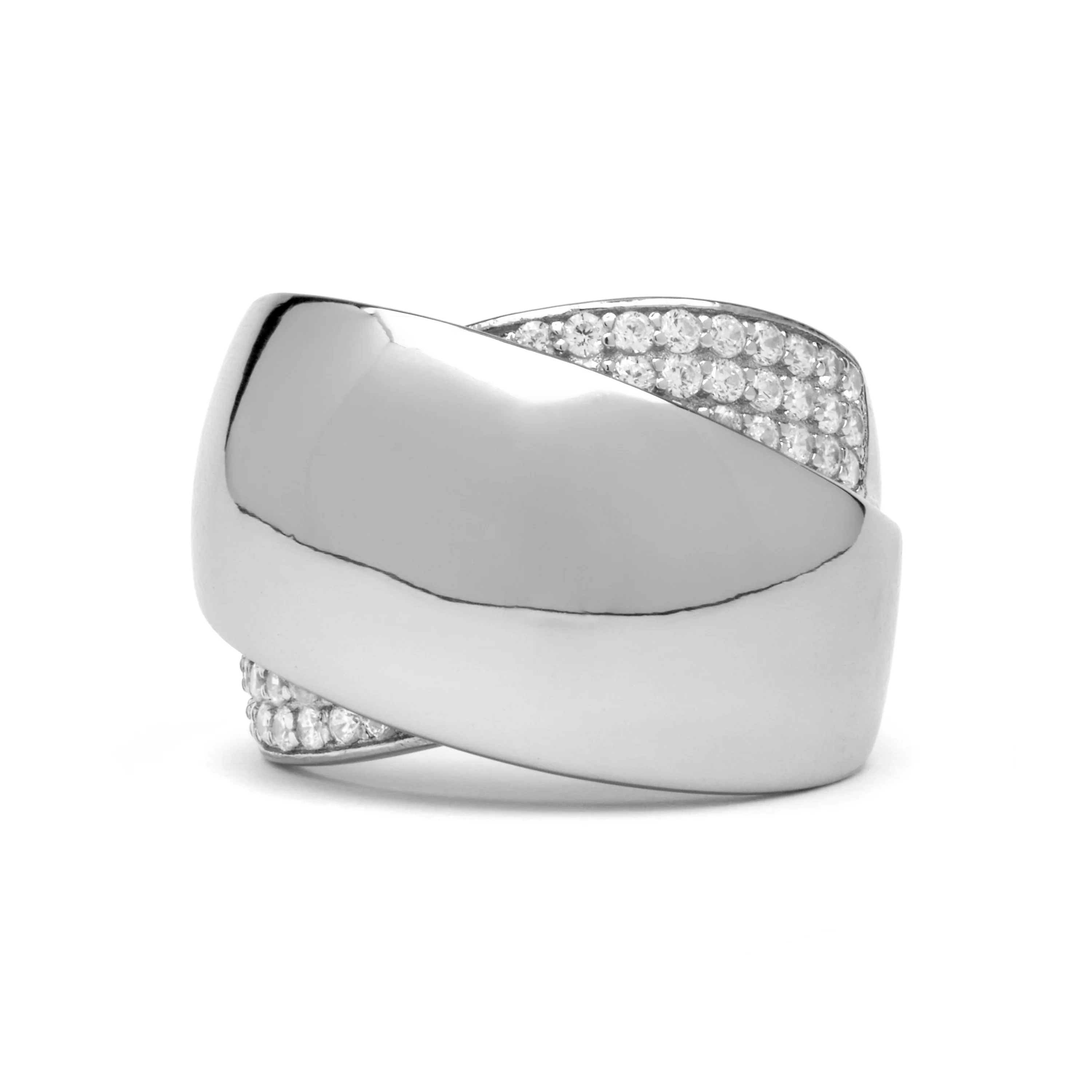 Anillo de Plata de Ley 925 y Circonita Brillante acabado rodio - Copim - Image 4