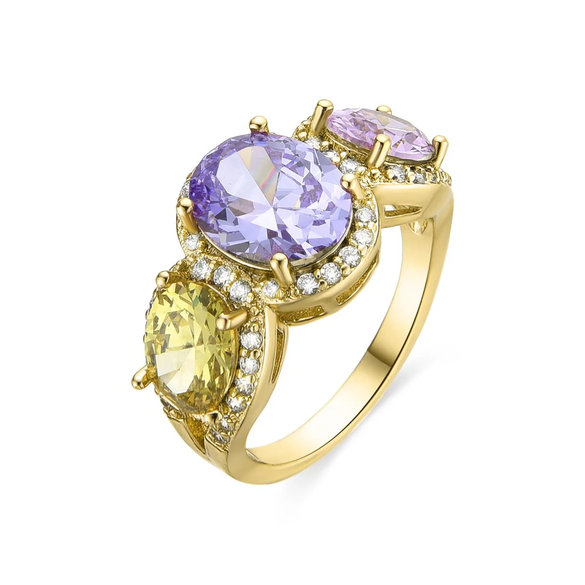 Anillo Curuk acabado oro 18k - Curuk MULTICOLOR