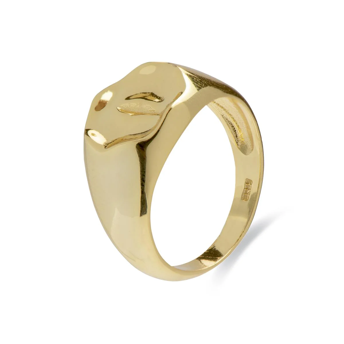 Anillo Dafka Plata De Ley 925 - Dafka AMARILLO