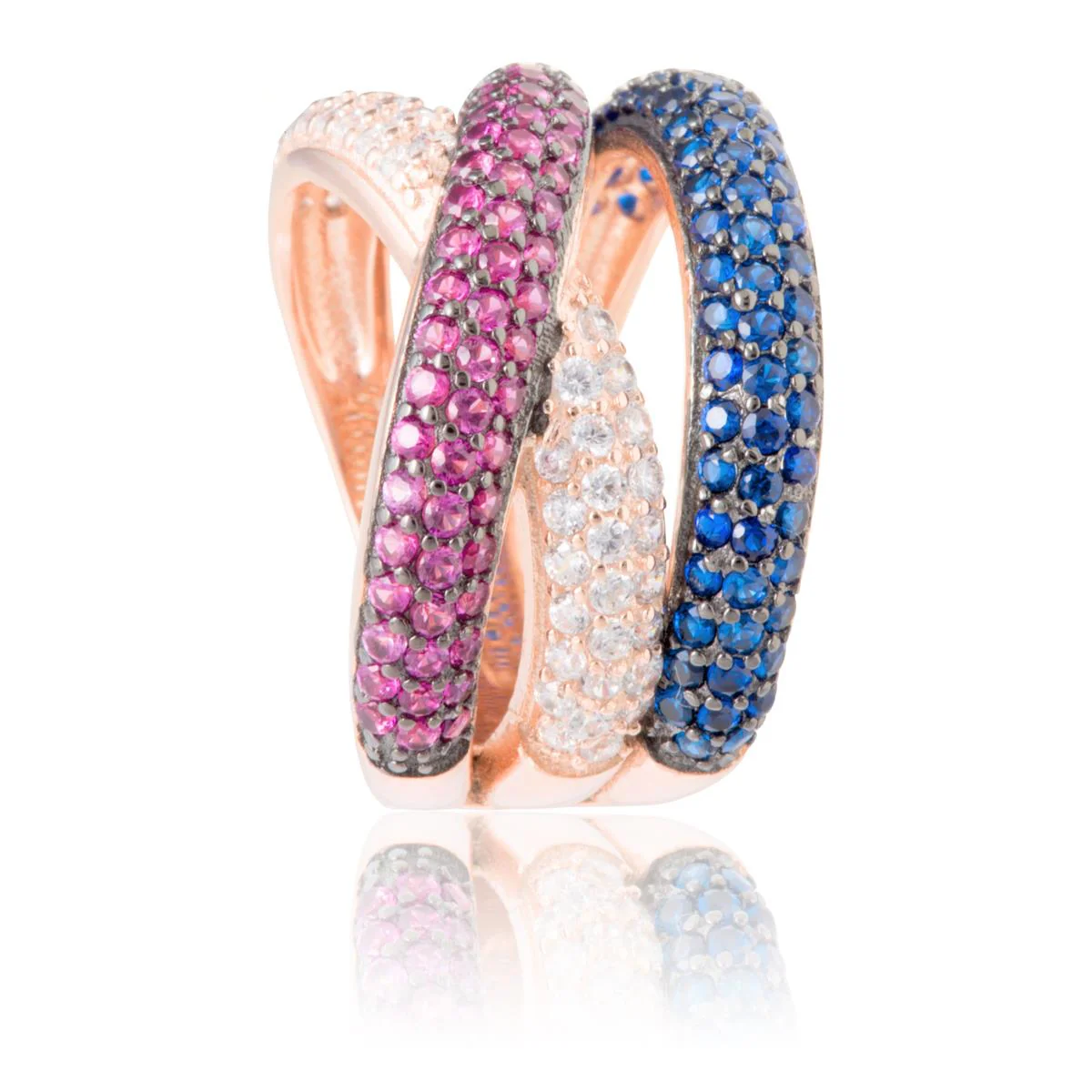 Anillo Daia Plata De Ley 925 - Daia MULTICOLOR