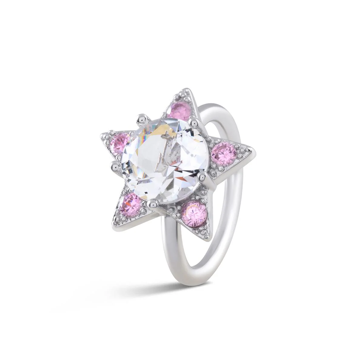 Anillo Dalfil acabado en Rodio - Dalfil MULTICOLOR