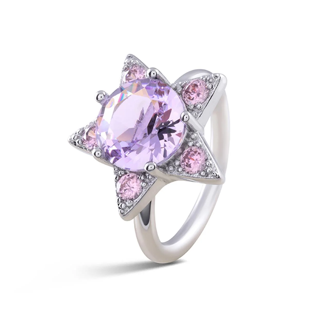 Anillo Dalfil acabado en Rodio - Dalfil MULTICOLOR
