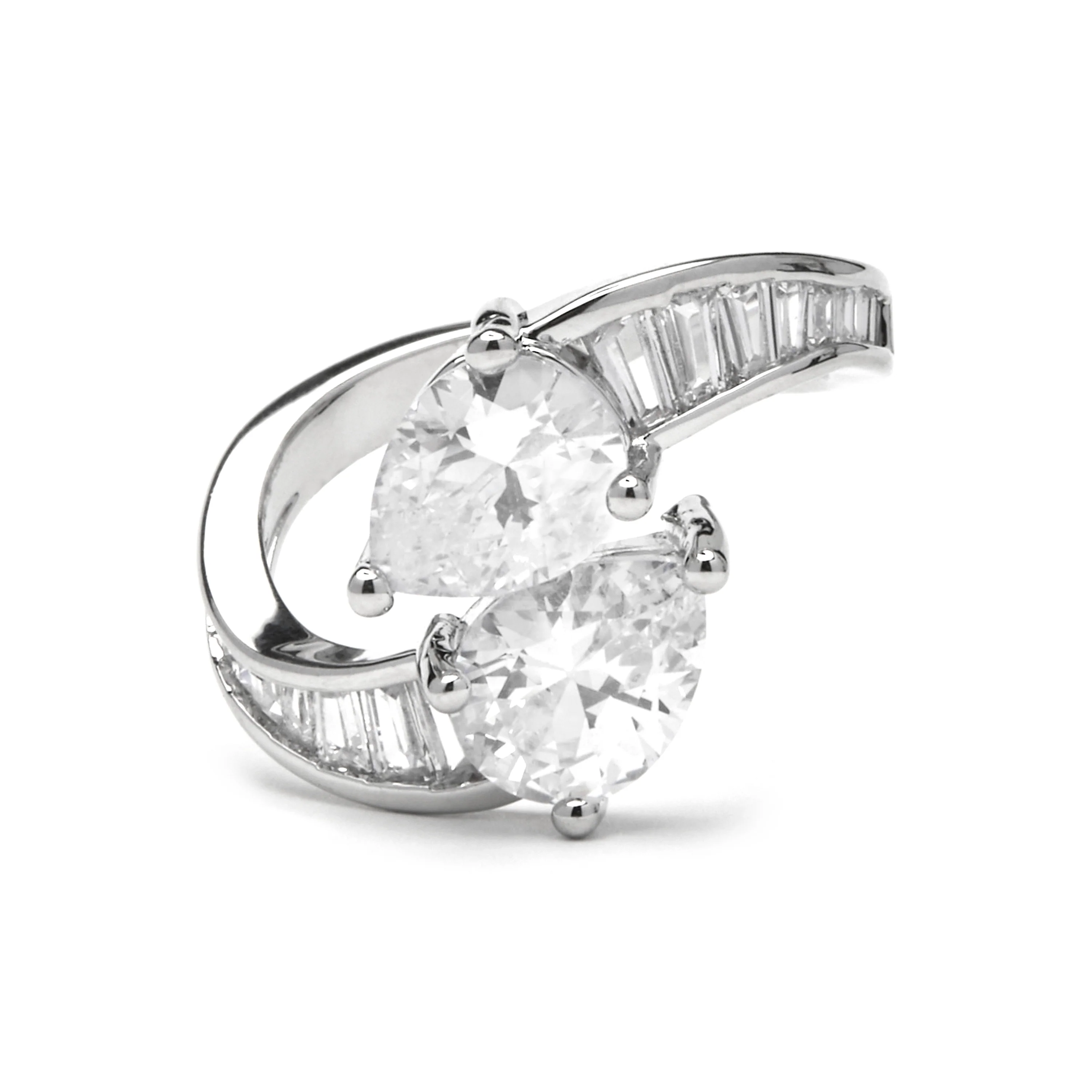 Anillo con Circonita Brillante acabado plata - Darbia - Image 4