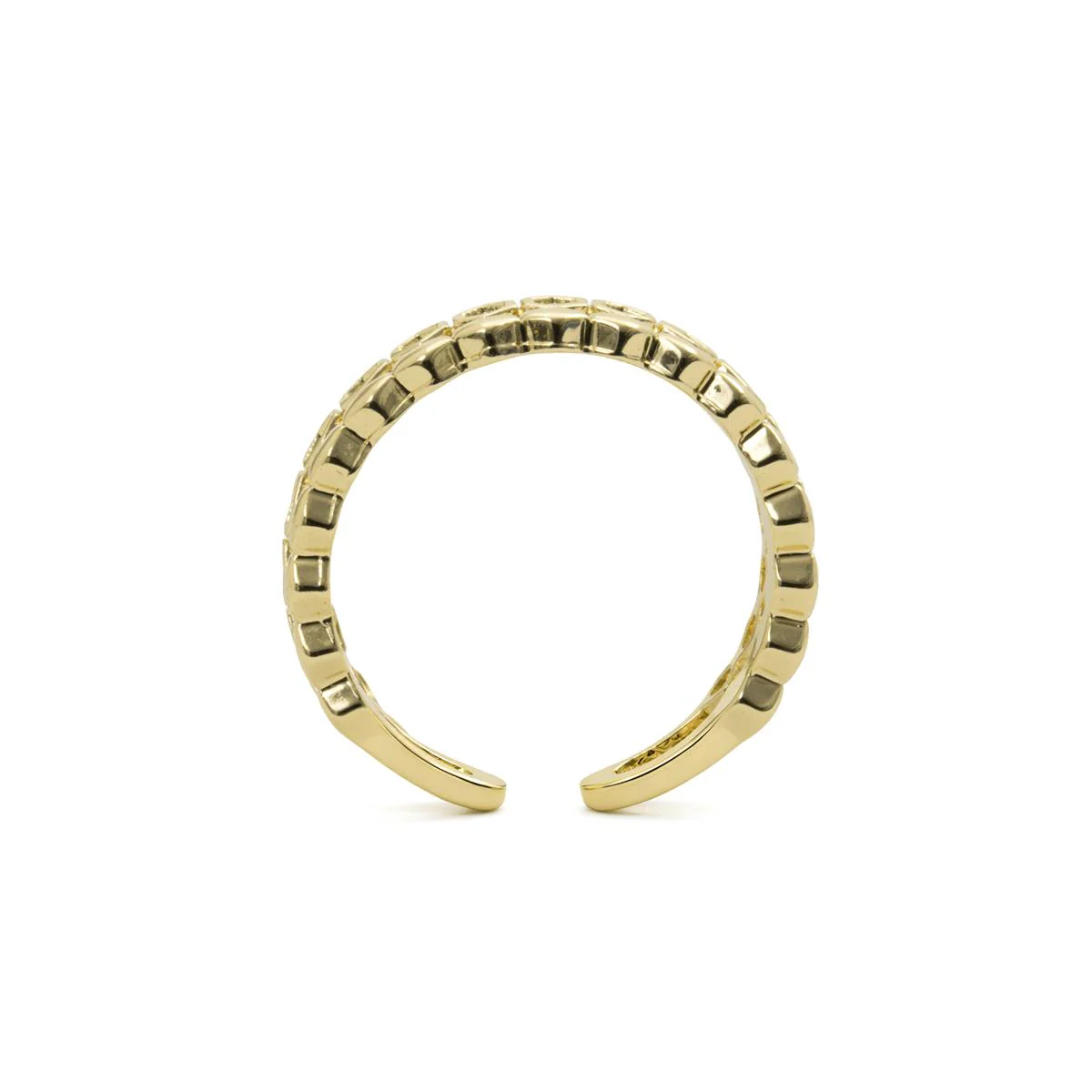 Anillo de Circonita Brillante acabado en oro amarillo de 18k - Anami - Image 7