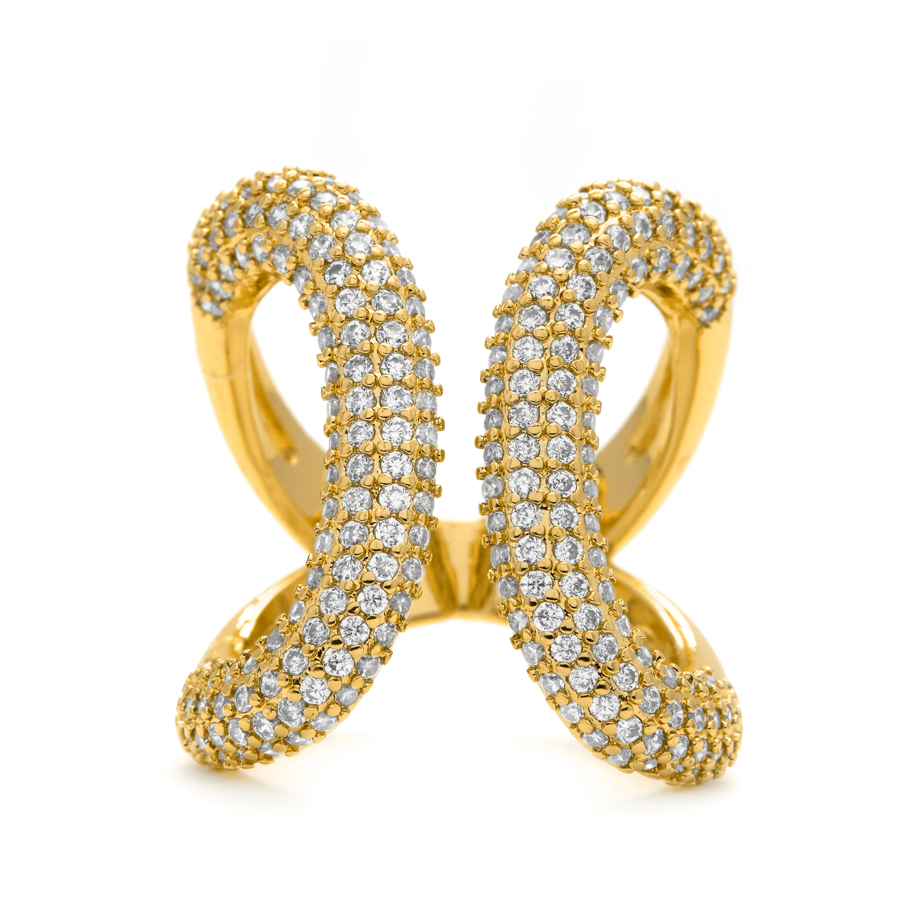 Anillo de Circonita Brillante acabado en oro amarillo de 18k - Rudma - Image 5