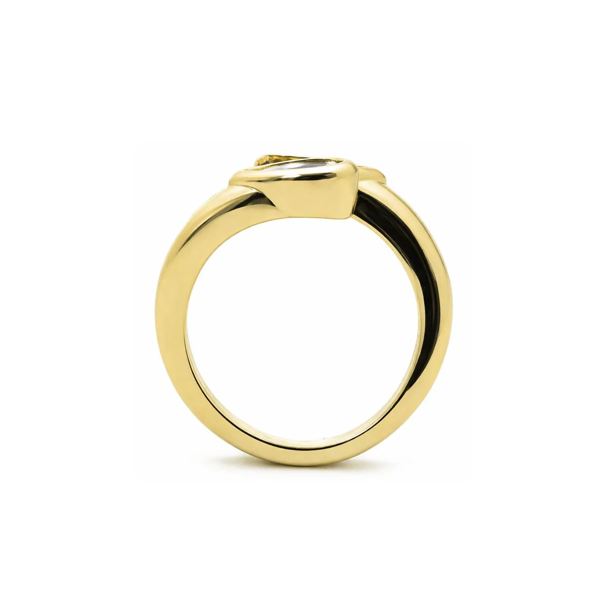 Anillo de Circonita Brillante acabado en oro amarillo de 18k - Zayl - Image 7