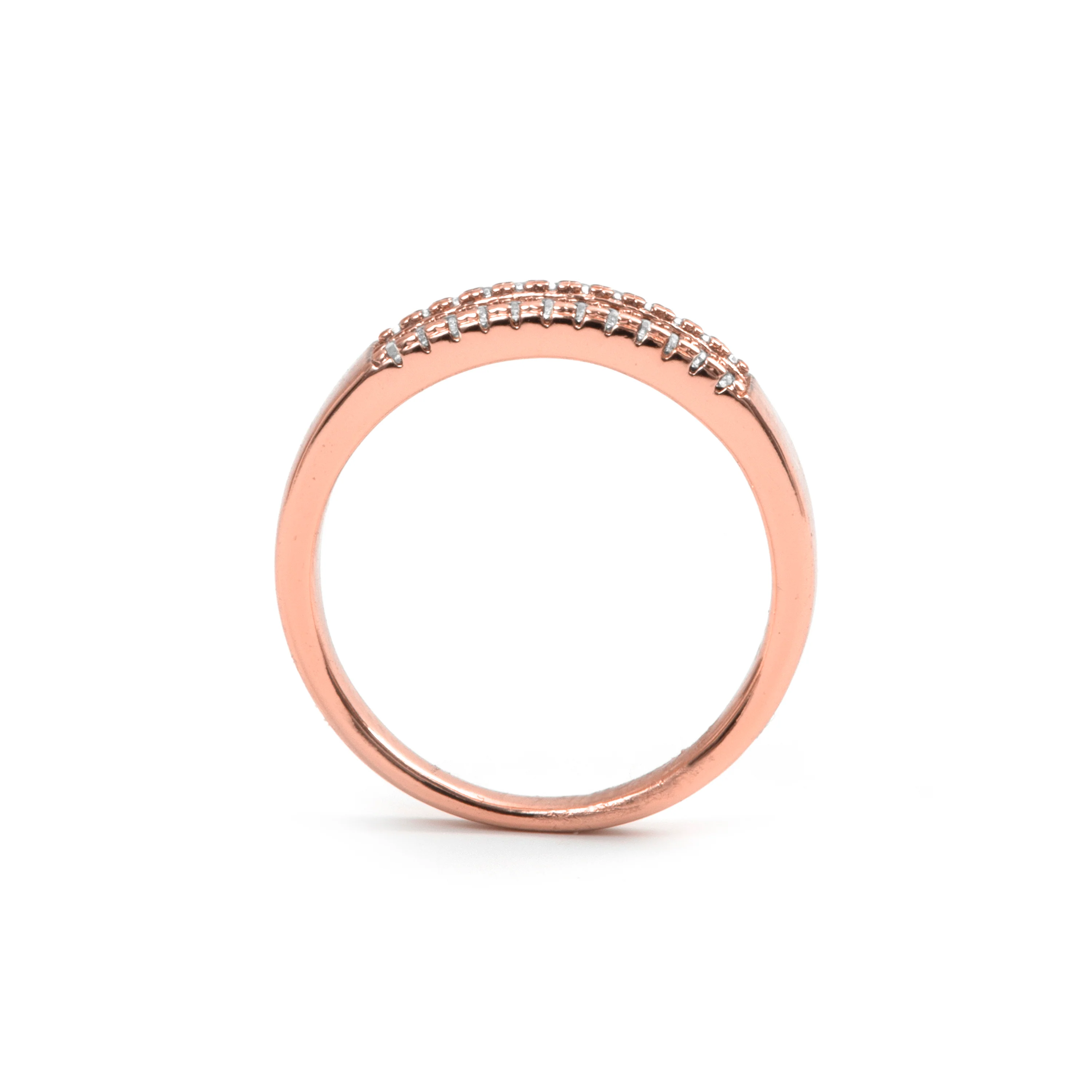 Anillo de Circonita Multicolor acabado en oro rosa de 18k - Saikpo - Image 7