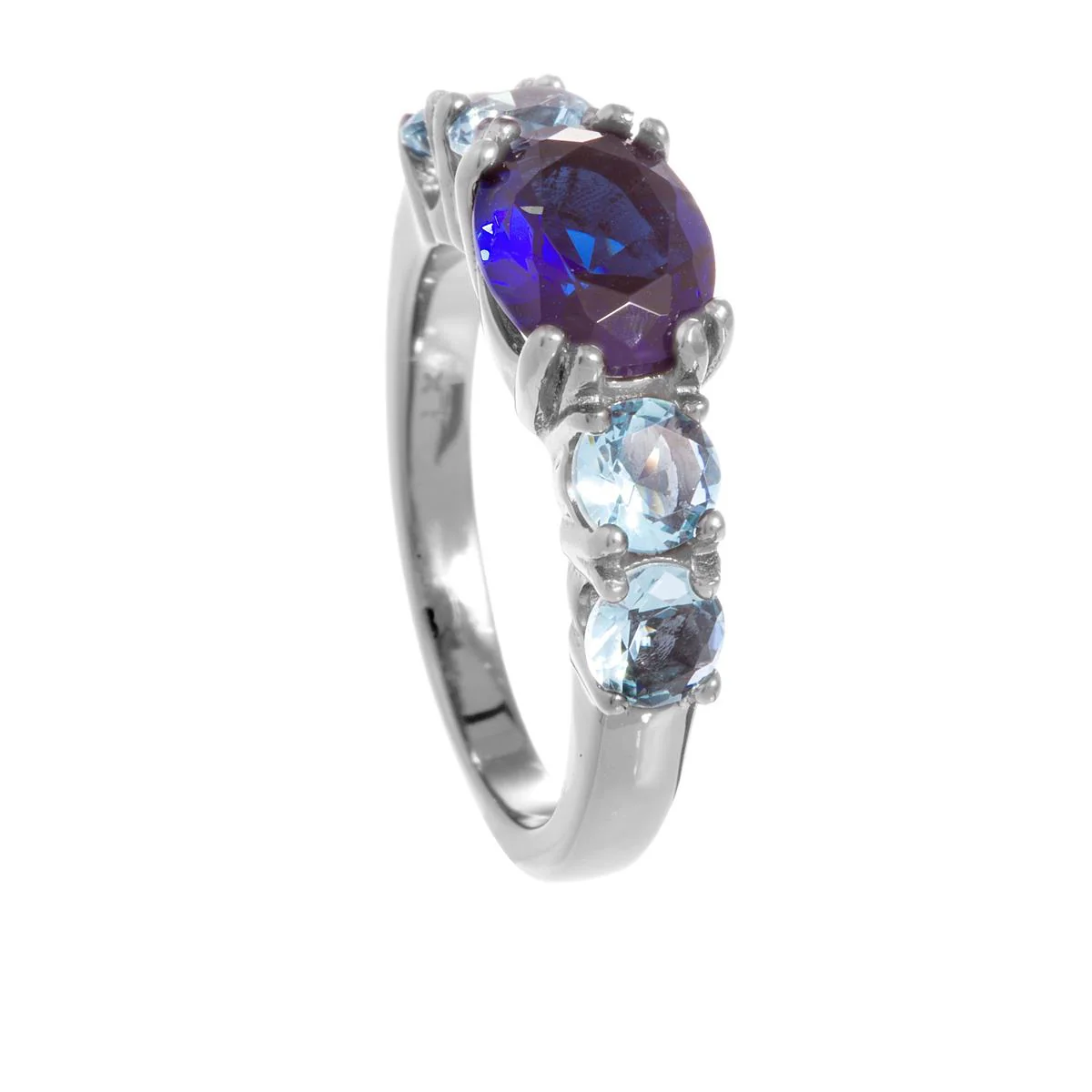 Anillo Democes Plata De Ley 925 - Democes AZUL