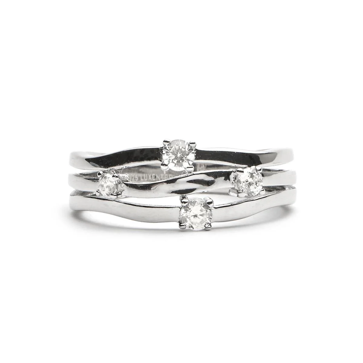 Anillo Duvid Plata de Ley 925 - Duvid BLANCO - Image 4