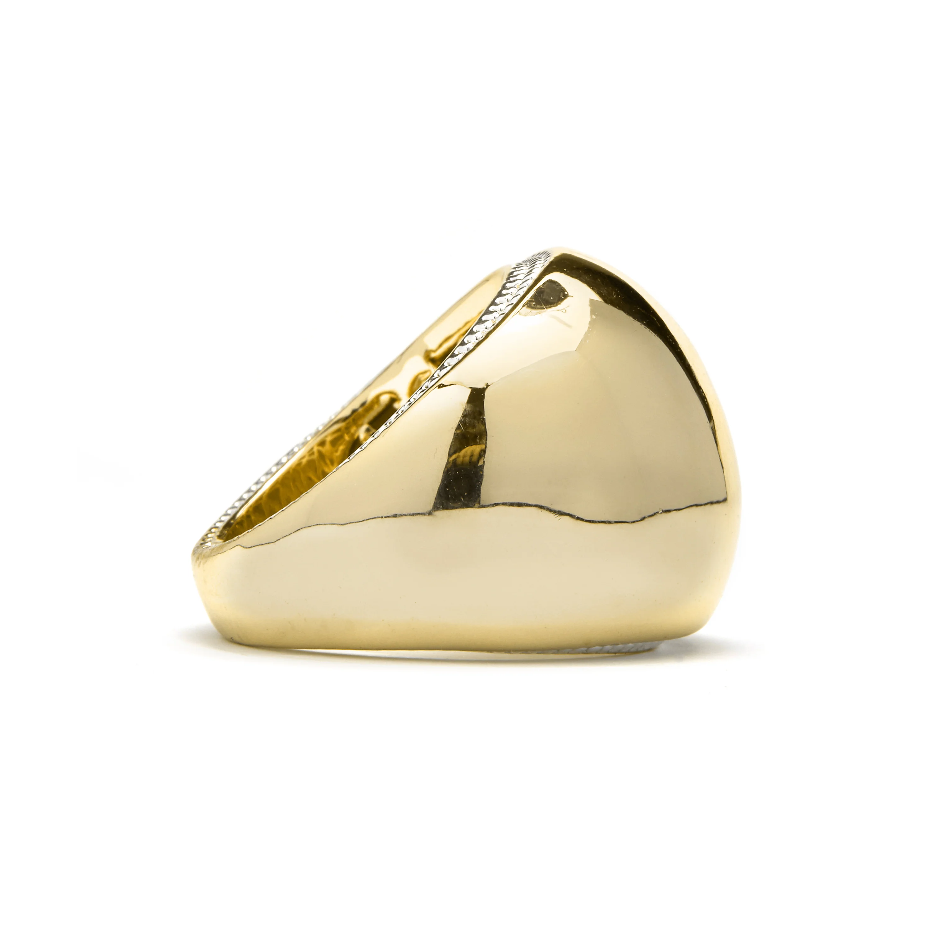 Anillo acabado en oro amarillo de 18K - Eharbel - Image 3