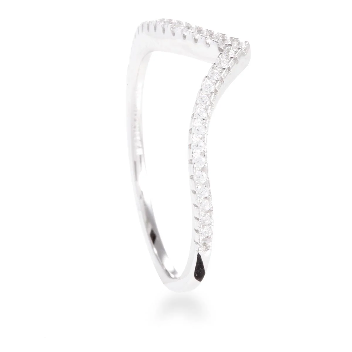Anillo Electria Plata De Ley 925 - Electria BLANCO