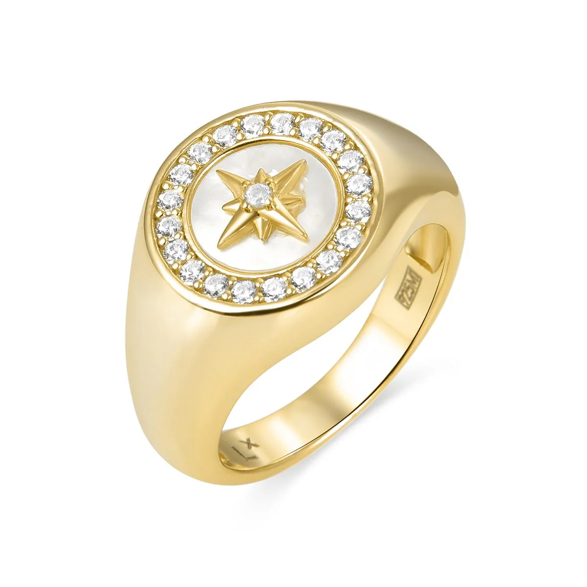 Anillo Emkha Plata De Ley 925 - Emkha BLANCO