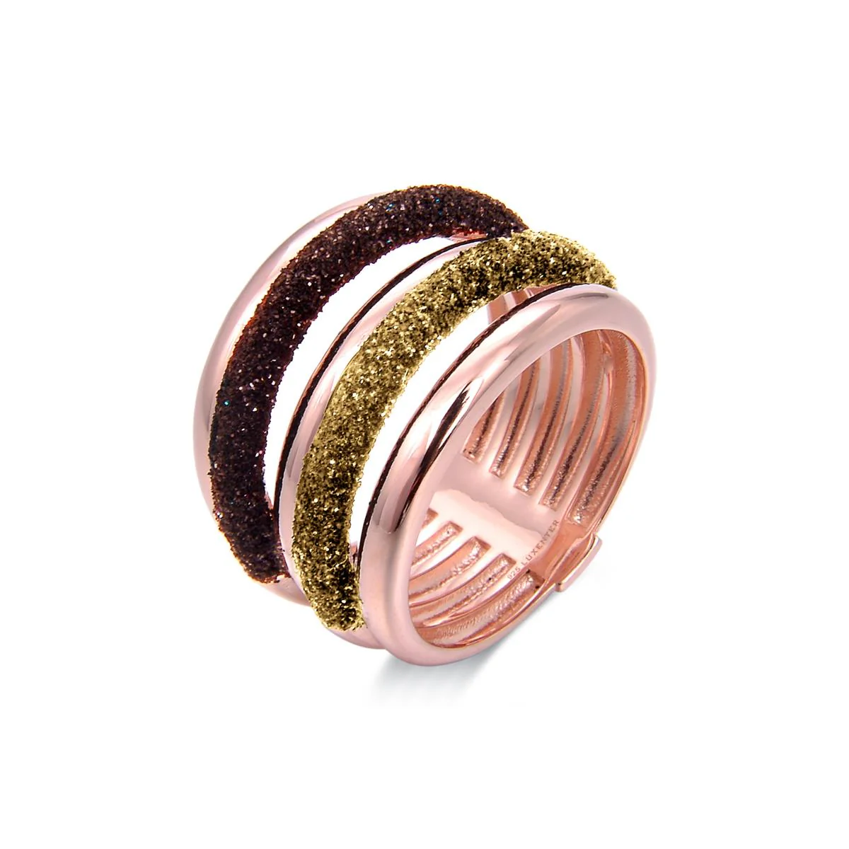 Anillo Espelo Plata De Ley 925 - Espelo MARRON