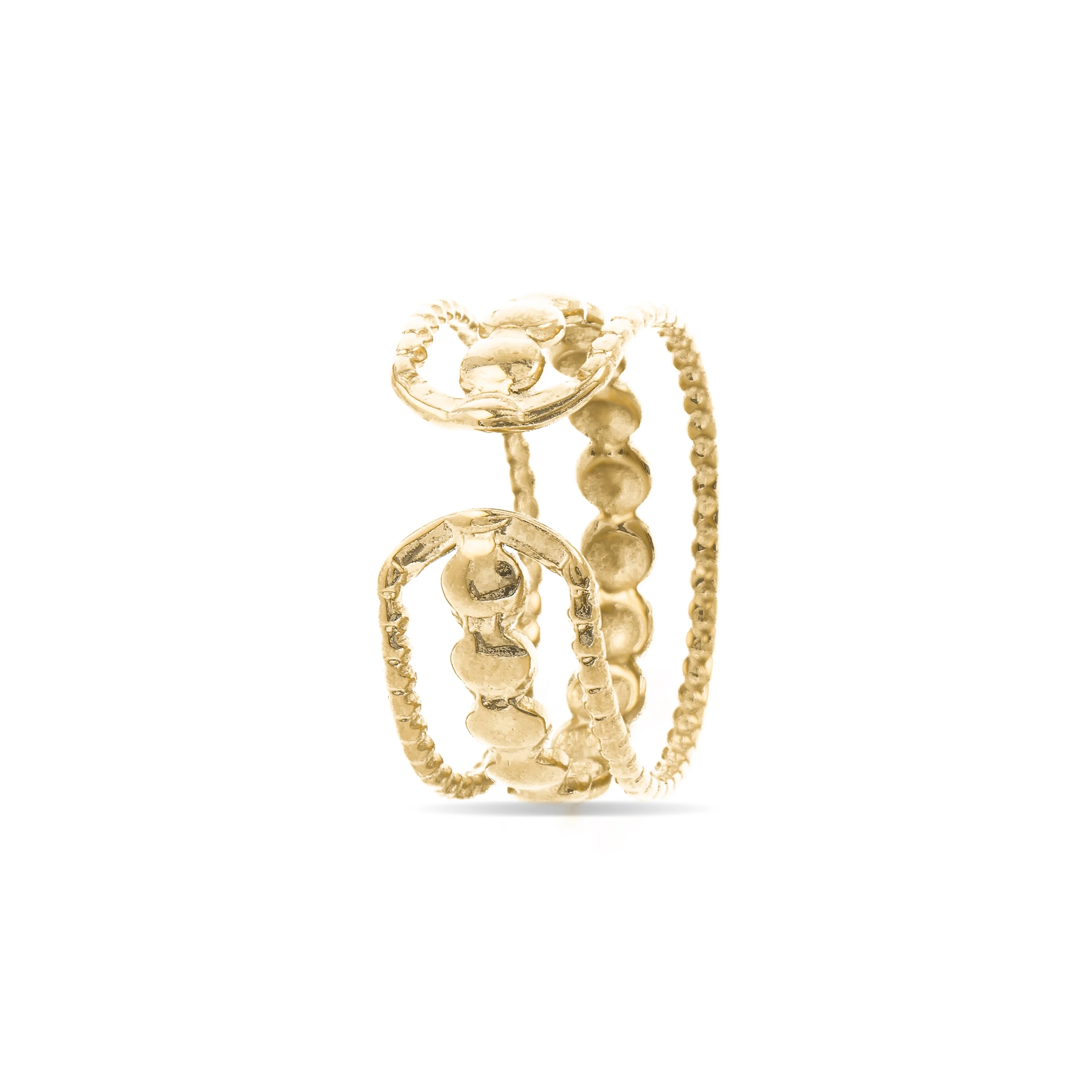 Anillo acabado en rodio - Faini - Image 3
