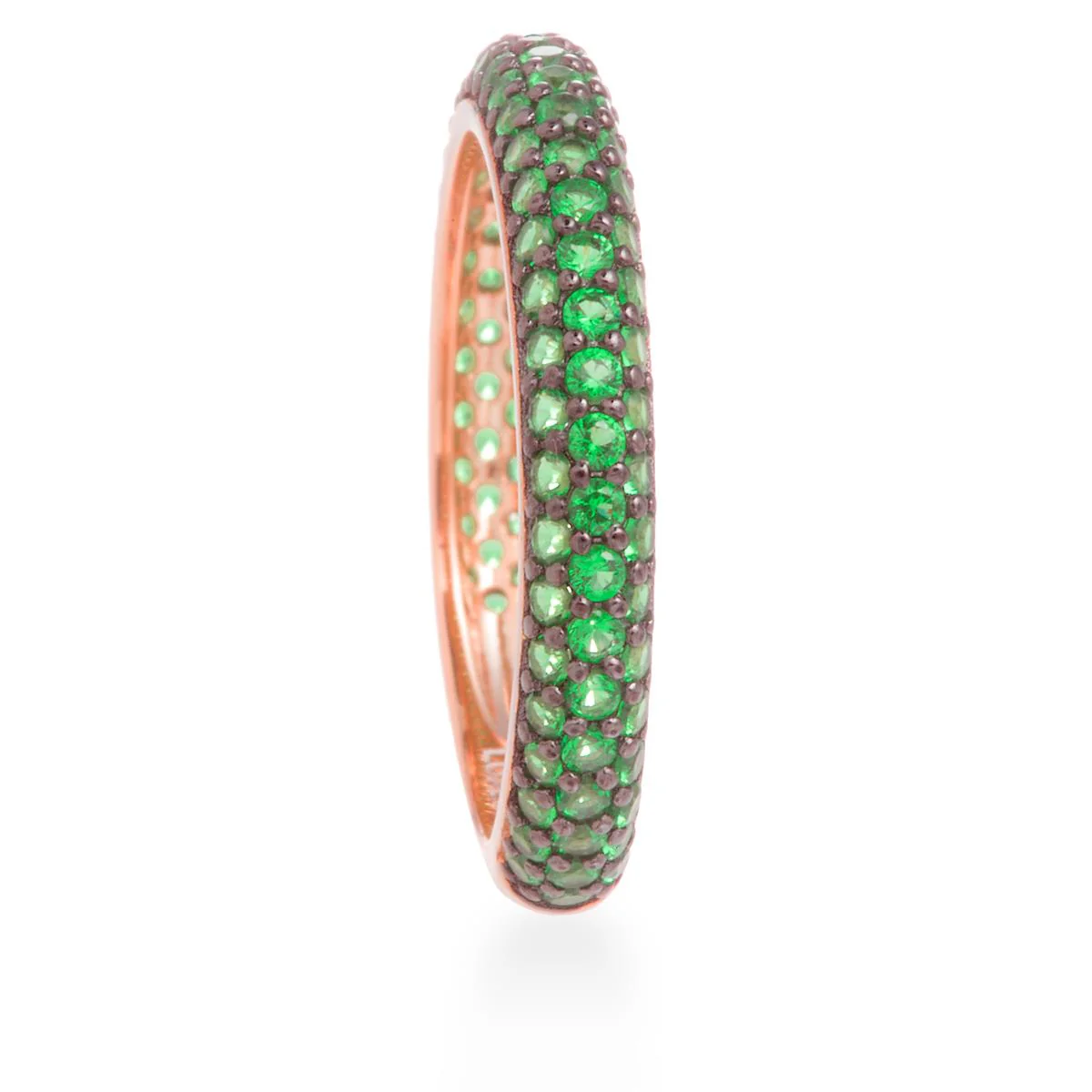 Anillo Forel Plata De Ley 925 - Forel VERDE