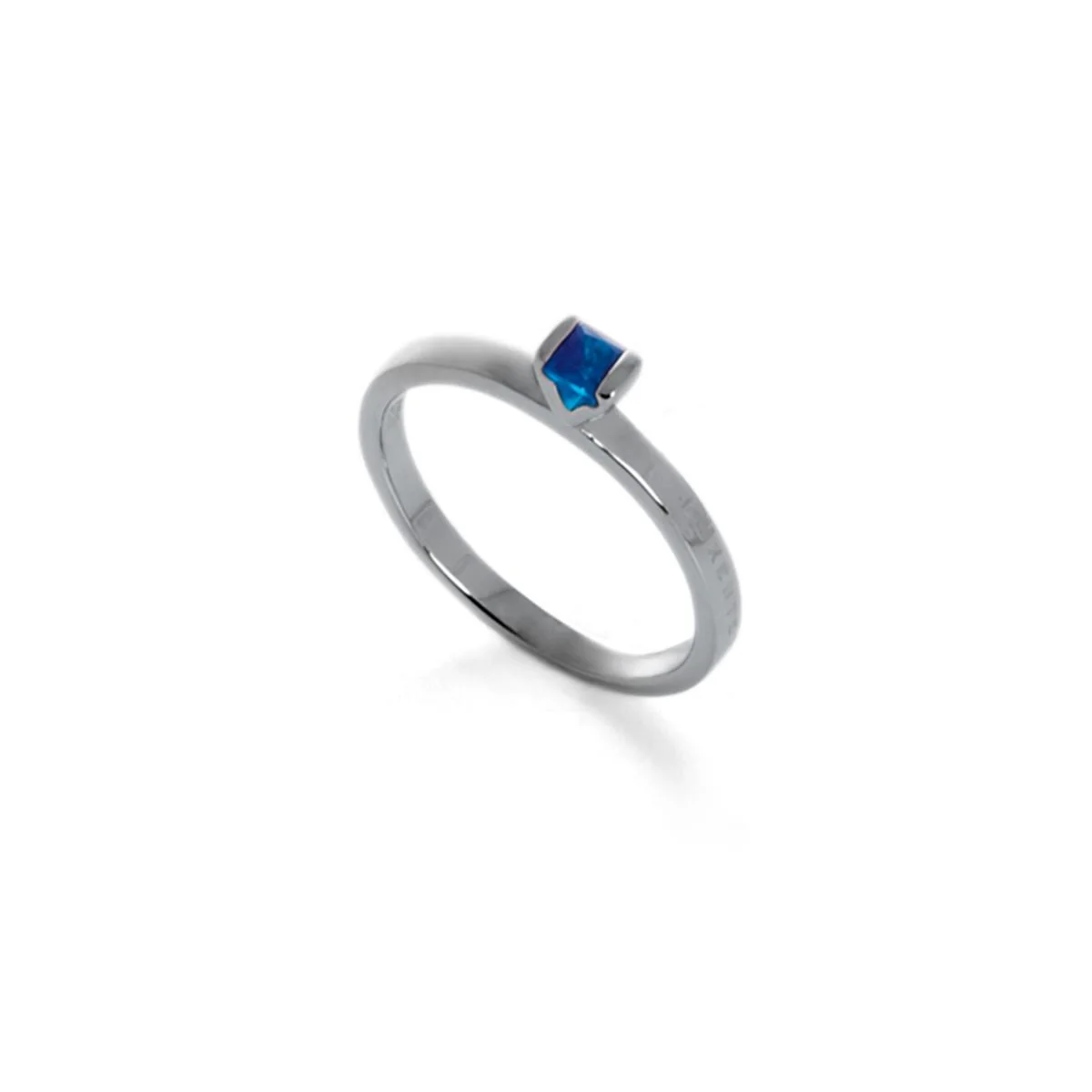 Anillo Fork Plata De Ley 925 - Fork AZUL