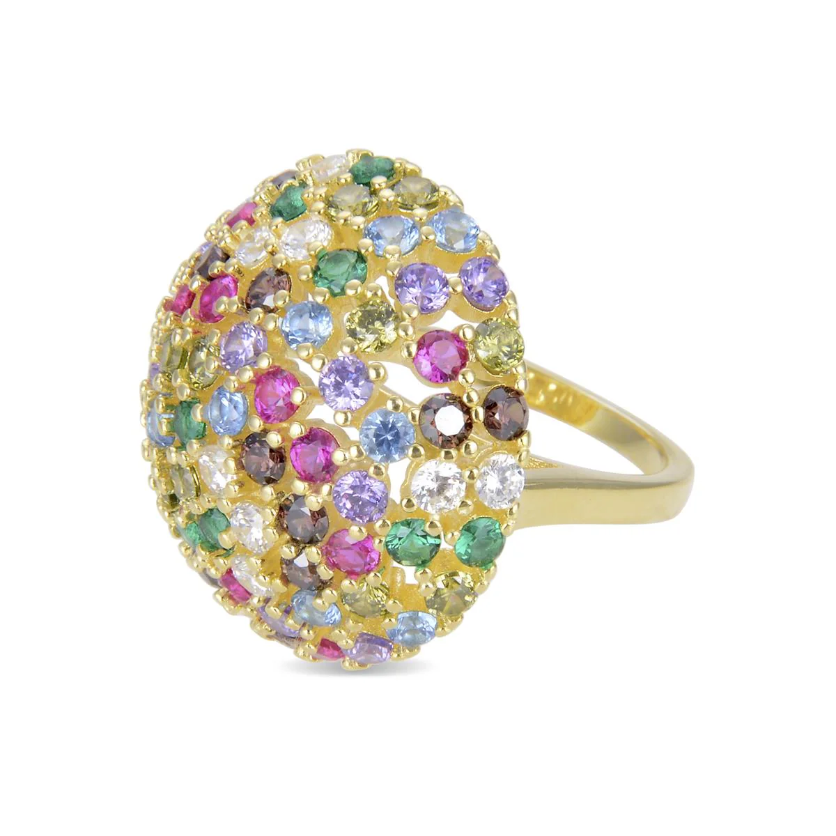 Anillo Frithdra Plata De Ley 925 - Frithdra MULTICOLOR