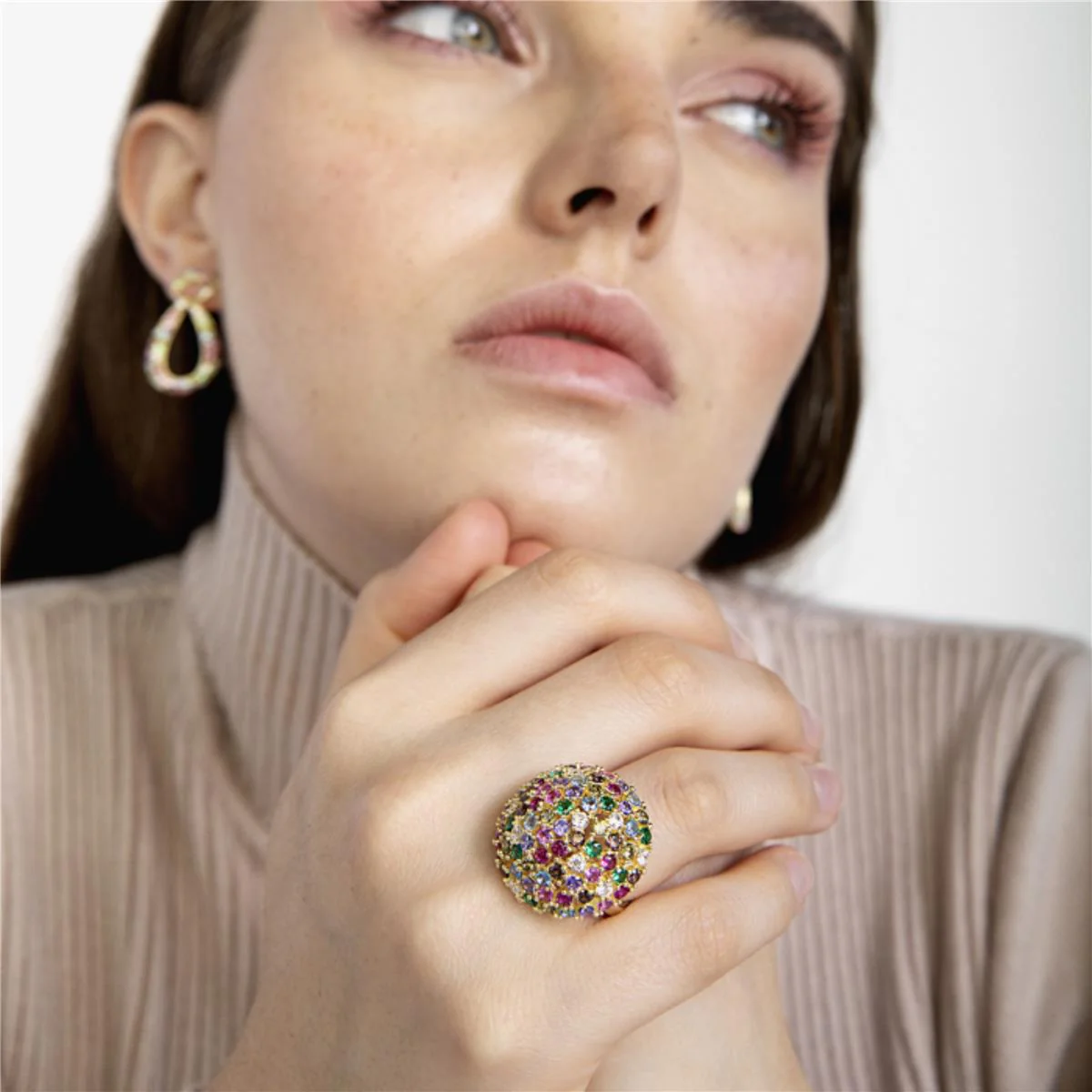 Anillo Frithdra Plata De Ley 925 - Frithdra MULTICOLOR - Image 6