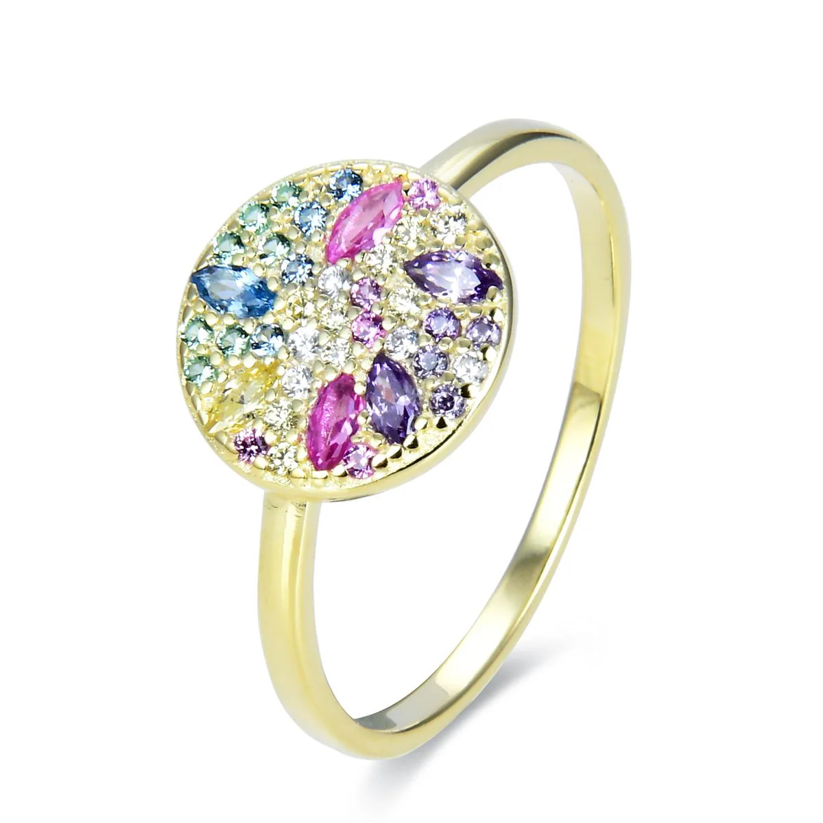 Anillo Gahla Plata De Ley 925 - Gahla MULTICOLOR