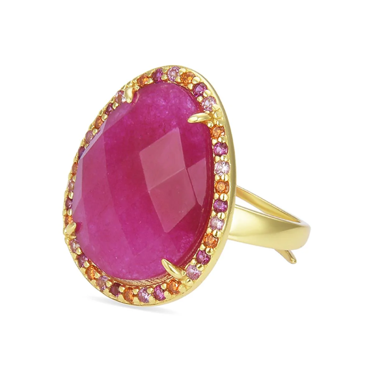 Anillo Griel Plata De Ley 925 - Griel ROJO