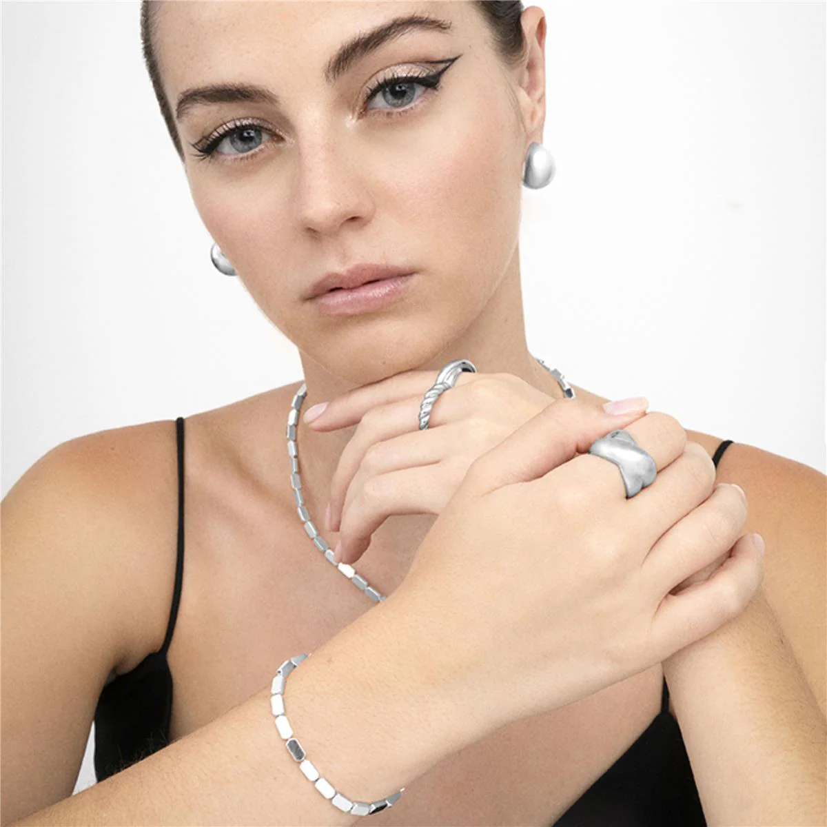 Anillo Helmet Plata De Ley 925 - Helmet GRIS - Image 3