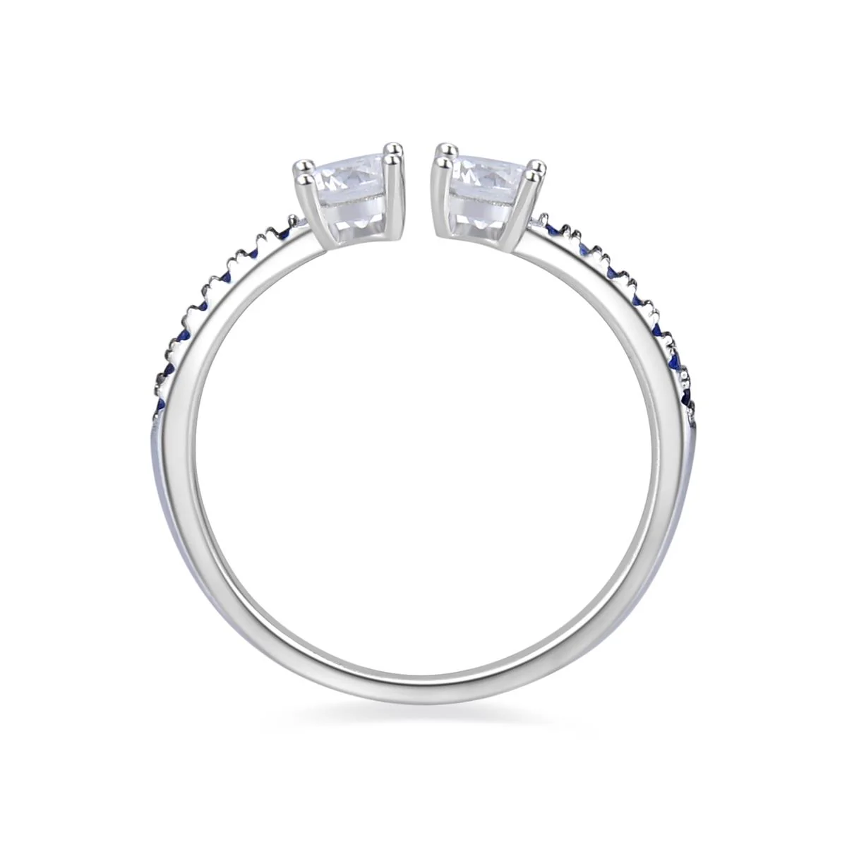 Anillo Heuis Plata De Ley 925 - Heuis BLANCO - Image 4