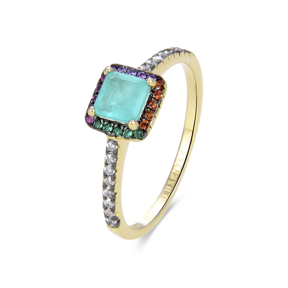 Anillo Irsa Plata De Ley 925 - Irsa MULTICOLOR