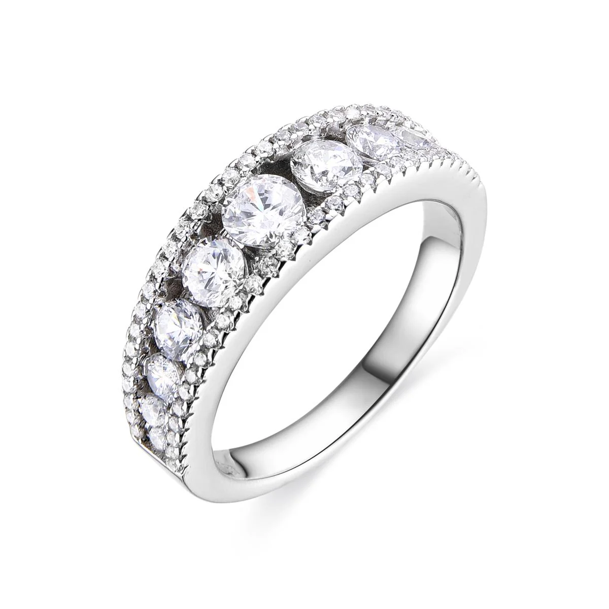 Anillo Jadula Plata de Ley 925 - Jadula BLANCO