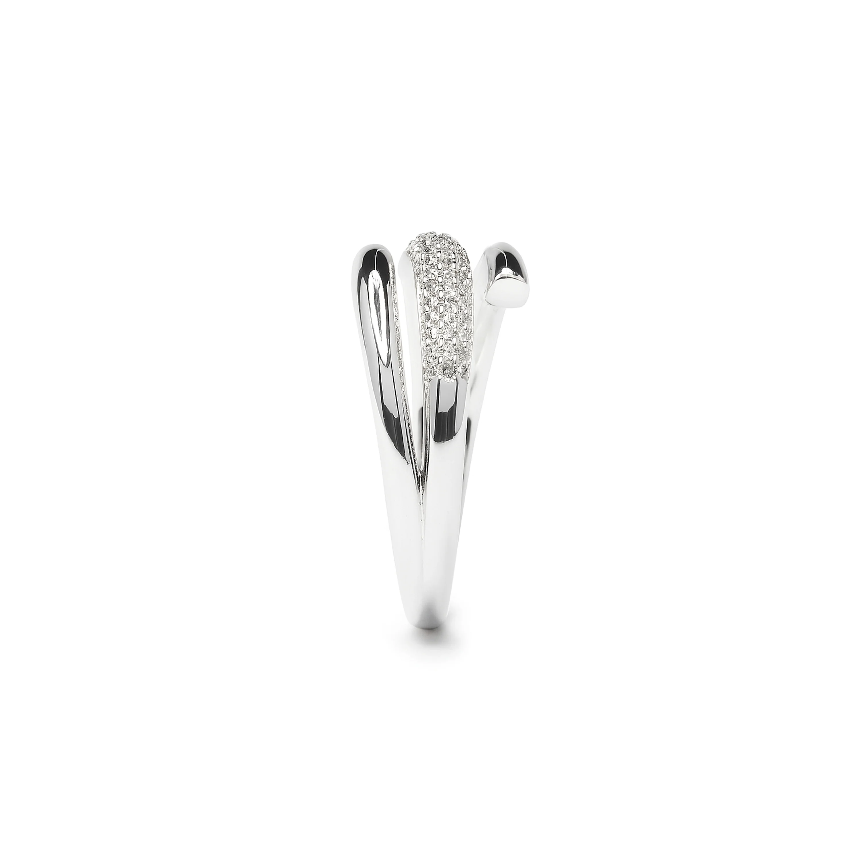 Anillo de Circonita Brillante acabado en rodio - Jedrac - Image 3