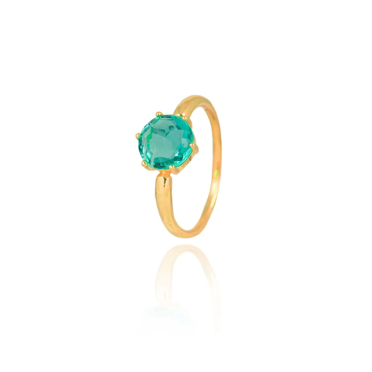 Anillo Kabeera Plata De Ley 925 - Kabeera VERDE